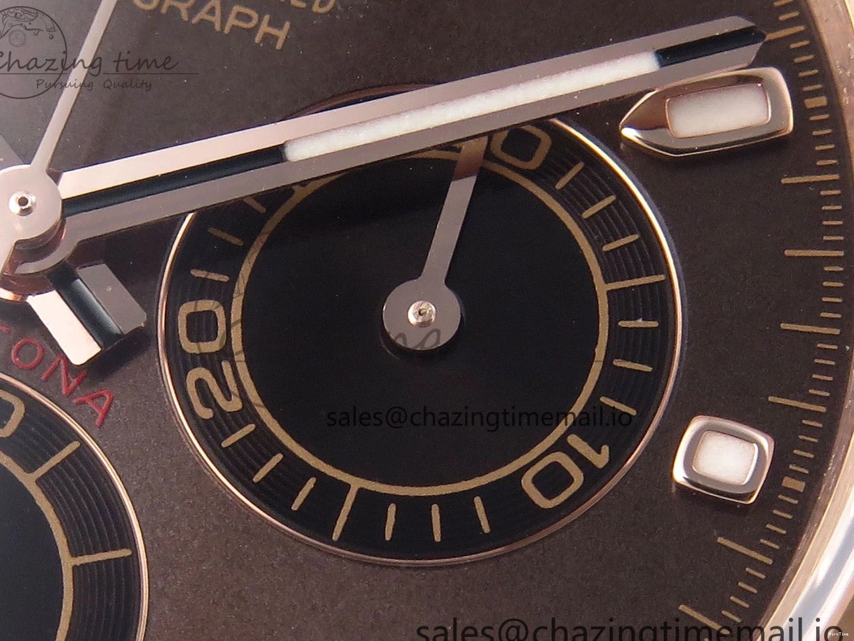 MiroTime 0302 Daytona 116505 KING 1:1 Best Edition Chocolate Dial on RG Bracelet SH OdorResistant 1932